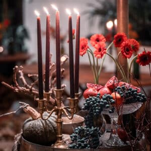 Božolė vakarienė ir vyno ringas